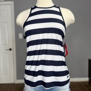 Helly Hansen Women's Siren Quick-Dry Tank Top, Navy Stripe, S/P
